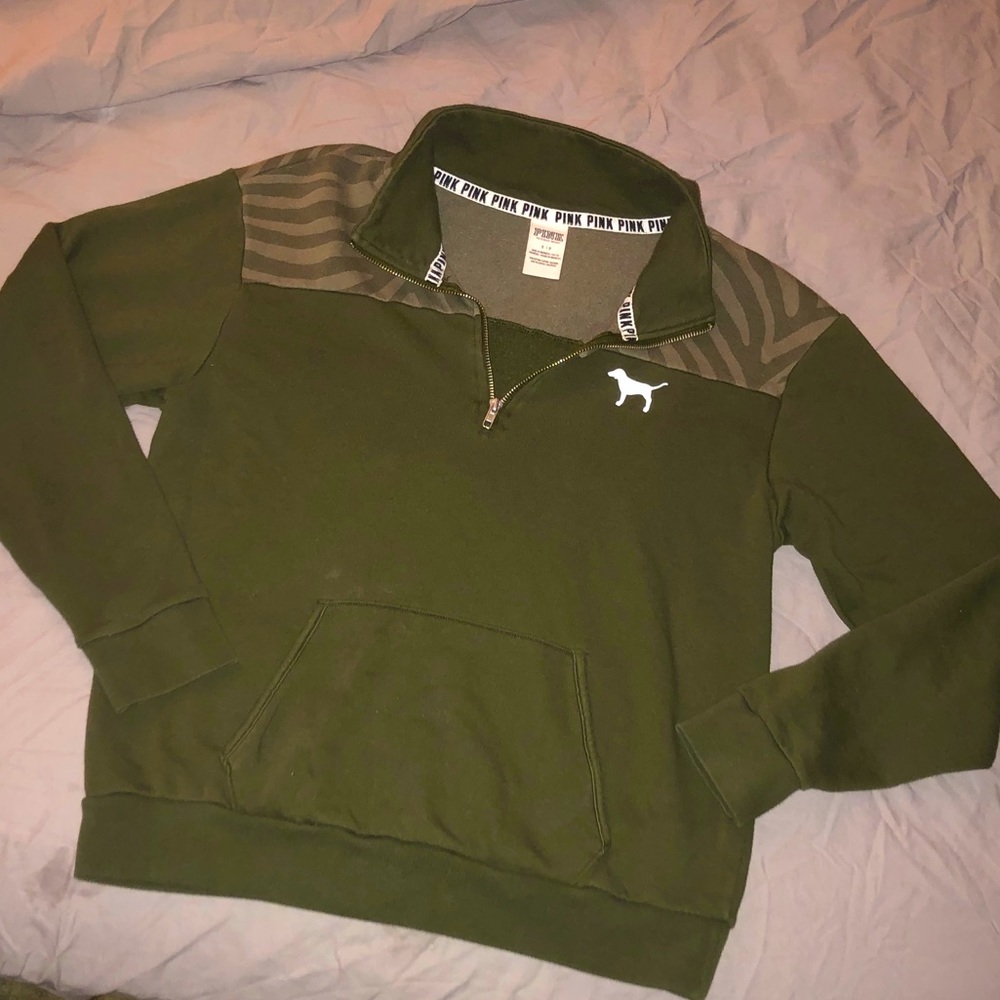 PINK 1/4 zip! - Picture 1 of 4